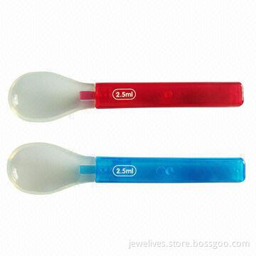 Silicone Baby Feeding Spoon with 100% Food-grade Silicone Material